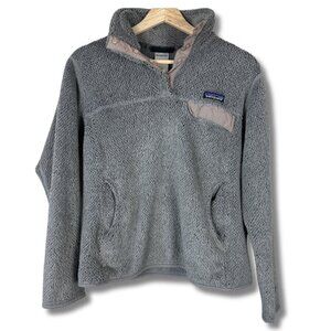 Patagonia Women's Fleece Pullover Snap-T Lightweight Brown Medium